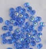 Superduo Blue Sapphire AB Transparent 30060-28701 Czech Beads x 10g
